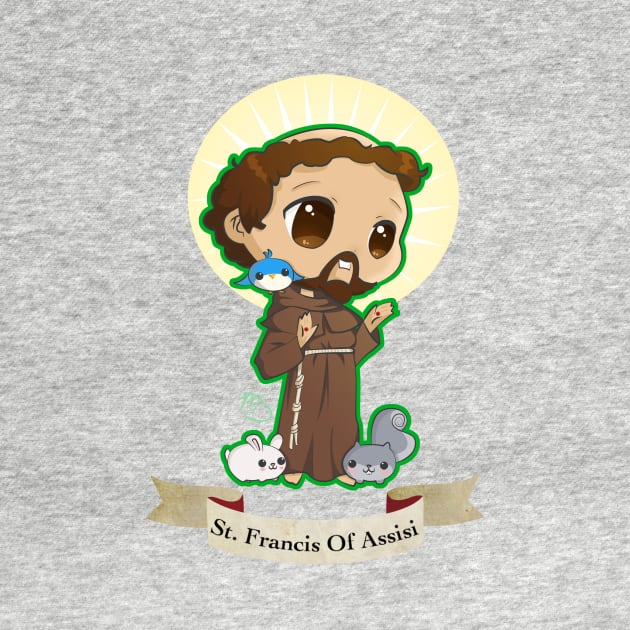 Chibi St. Francis of Assisi by Megasha